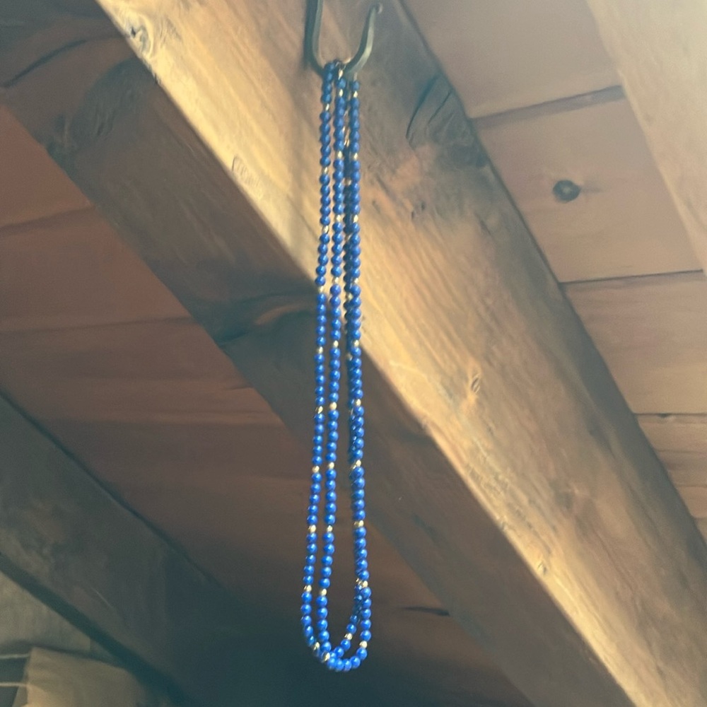 Blue Beaded Necklace